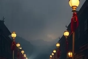 《封神·重启》先导预告封面：暗色殿宇中的一束侧光