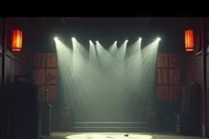 《狐影三段式》封面：三种色调分割的同一组画面